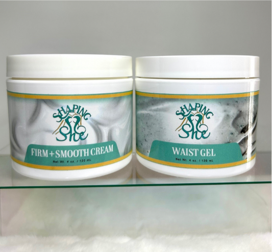 Firm + Smooth Cream & Waist Gel Combo