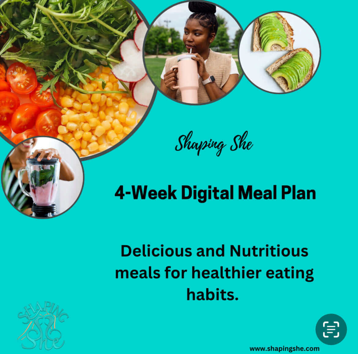 4-Week Digital Meal Plan – 30 Days of Delicious light Balanced Meals